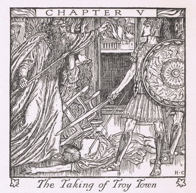 La toma de la ciudad de Troya de Herbert Cole